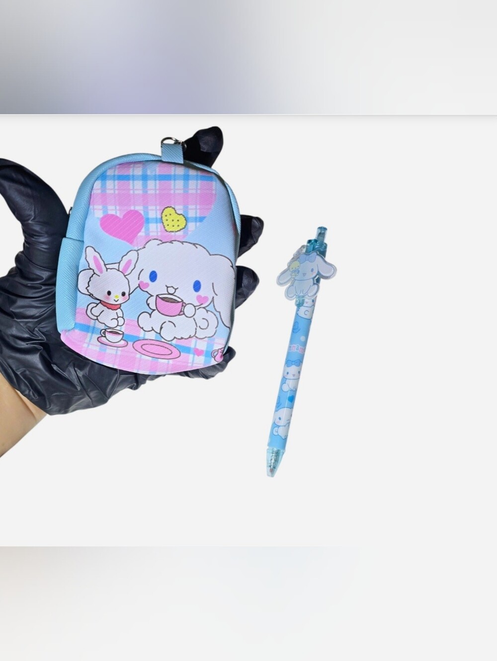 Cinnamoroll Kawaii Mini Backpack Multifunctional Keychain & Pen Set NEW